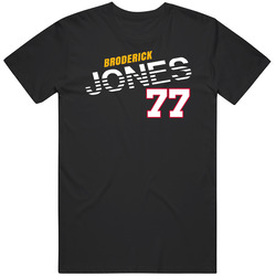 Broderick Jones 77 Favorite Player Football Fan T Shirt