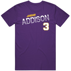 Jordan Addison 3 Favorite Player Football Fan T Shirt