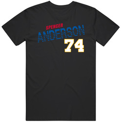 Spencer Anderson 74 Favorite Player Fan T Shirt Spencer Anderson 74 Favorite Player Fan T Shirt