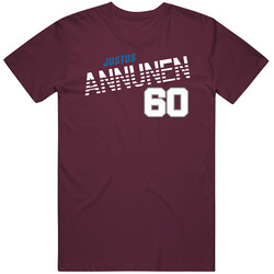 Justus Annunen 60 Favorite Player Fan T Shirt Justus Annunen 60 Favorite Player Fan T Shirt