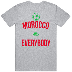 Retro Vintage Morocco Vs Everybody World Cup Fifa Soccer Football Fan Retro Vintage Morocco Vs Everybody World Cup Fifa Soccer Football Fan