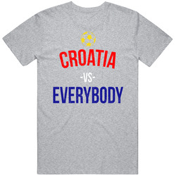 Vintage Retro Croatia Vs Everybody World Cup Fifa Soccer Football Fan Vintage Retro Croatia Vs Everybody World Cup Fifa Soccer Football Fan