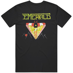 Vintage Retro Emerald Original Heavy Metal Rock High Roller T Shirt