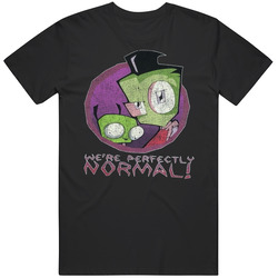 Invader Zim American Tv Series Retro Distressed Vintage T Shirt
