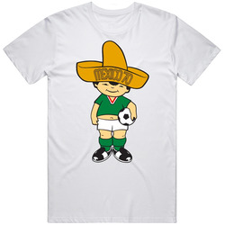 Juanito Mexico 1970 World Cup Mascot Fan T Shirt Juanito Mexico 1970 World Cup Mascot Fan T Shirt