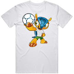 Fuleco Brazil 2014 World Cup Mascot Fan T Shirt Fuleco Brazil 2014 World Cup Mascot Fan T Shirt