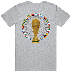 Argentina World Cup 1930 To 2018 Winners Champions Trophy Fan T Shirt Argentina World Cup 1930 To 2018 Winners Champions Trophy Fan T Shirt