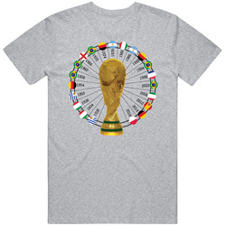 Poland World Cup 1930 To 2018 Winners Champions Trophy Fan T Shirt Poland World Cup 1930 To 2018 Winners Champions Trophy Fan T Shirt