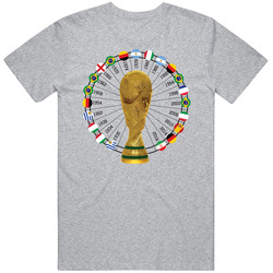 Iran World Cup 1930 To 2018 Winners Champions Trophy Fan T Shirt Iran World Cup 1930 To 2018 Winners Champions Trophy Fan T Shirt