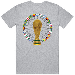 Senegal World Cup 1930 To 2018 Winners Champions Trophy Fan T Shirt Senegal World Cup 1930 To 2018 Winners Champions Trophy Fan T Shirt