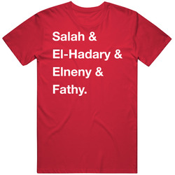 Egypt Salah El Hadary Elneny Fathy World Cup Team Fan T Shirt Egypt Salah El Hadary Elneny Fathy World Cup Team Fan T Shirt