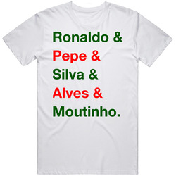 Portugal Ronaldo Pepe Silva Alves Moutinho World Cup Player Fan T Shir Portugal Ronaldo Pepe Silva Alves Moutinho World Cup Player Fan T Shir