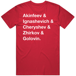 Russia Akinfeev Ignashevich Cheryshev Zhrikov Golovin World Cup Team F Russia Akinfeev Ignashevich Cheryshev Zhrikov Golovin World Cup Team F