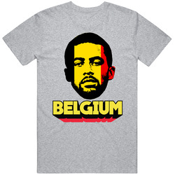 Mousa Dembele Belgium Flag Big Head Fifa World Cup Fan T Shirt