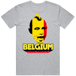 Radja Nainggolan Belgium Flag Big Head Fifa World Cup Fan T Shirt