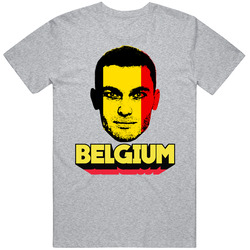 Thomas Vermaelen Belgium Flag Big Head Fifa World Cup Fan T Shirt