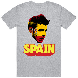 David De Gea Spain Flag Big Head Fifa World Cup Fan T Shirt