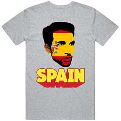 Cesc Fabregas Spain Flag Big Head Fifa World Cup Fan T Shirt