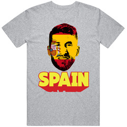 Sergio Ramos Flag Big Head Fifa World Cup Fan T Shirt