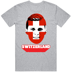 Nico Elvedi Switzerland Flag Big Head Fifa World Cup Fan T Shirt