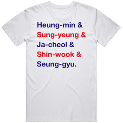 South Korea Heung Min Sung Yeung Ja Cheol Shin Wook Seung Gyu World Cu South Korea Heung Min Sung Yeung Ja Cheol Shin Wook Seung Gyu World Cu