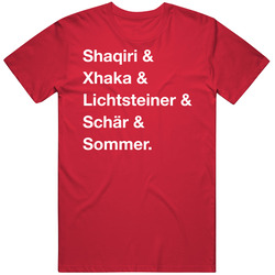 Switzerland Shaqiri Xhaka Lichtsteiner Schar Sommer World Cup Players Switzerland Shaqiri Xhaka Lichtsteiner Schar Sommer World Cup Players