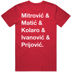 Serbia Mitrovic Matic Kolaro Ivanovic Prijovic World Cup Team Fan T Sh Serbia Mitrovic Matic Kolaro Ivanovic Prijovic World Cup Team Fan T Sh