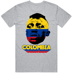 Davinson Sanchez Colombia Flag Big Head Fifa World Cup Fan T Shirt Davinson Sanchez Colombia Flag Big Head Fifa World Cup Fan T Shirt