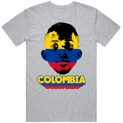 Jefferson Lerma Colombia Flag Big Head Fifa World Cup Fan T Shirt Jefferson Lerma Colombia Flag Big Head Fifa World Cup Fan T Shirt