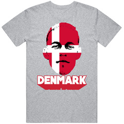 Yussuf Poulsen Denmark Flag Big Head Fifa World Cup Fan T Shirt Yussuf Poulsen Denmark Flag Big Head Fifa World Cup Fan T Shirt