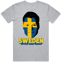 Viktor Claesson Sweden Flag Big Head Fifa World Cup Fan T Shirt Viktor Claesson Sweden Flag Big Head Fifa World Cup Fan T Shirt