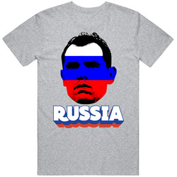 Sergei Ignashevich Russia Flag Big Head Fifa World Cup Fan T Shirt