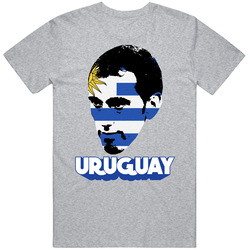 Diego Godin Uruguay Flag Big Head Fifa World Cup Fan T Shirt