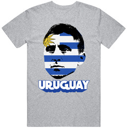 Cristian Rodriguez Uruguay Flag Big Head Fifa World Cup Fan T Shirt