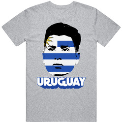 Jose Gimenez Uruguay Flag Big Head Fifa World Cup Fan T Shirt