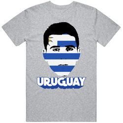 Matias Vecino Uruguay Flag Big Head Fifa World Cup Fan T Shirt