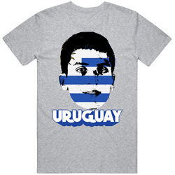 Rodrugo Bentancur Uruguay Flag Big Head Fifa World Cup Fan T Shirt