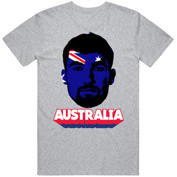 Mathew Ryan Australia Flag Head Fifa World Cup Fan T Shirt