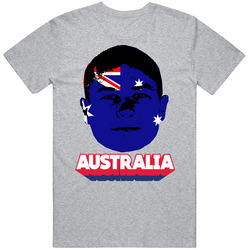 Aaron Mooy Australia Flag Head Fifa World Cup Fan T Shirt
