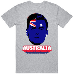 Tomi Juric Australia Flag Head Fifa World Cup Fan T Shirt