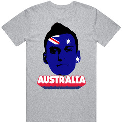 Trent Sainsbury Australia Flag Head Fifa World Cup Fan T Shirt
