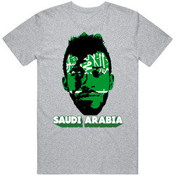 Fahad Al-muwallad Arabia Flag Big Head Fifa World Cup Fan T Shirt