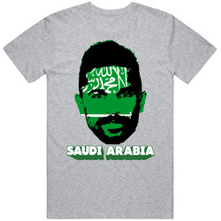 Mohammed Al Owais Saudi Arabia Flag Big Head Fifa World Cup Fan T Shir