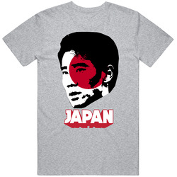Shinji Kagawa Japan Flag Big Head Fifa World Cup Fan T Shirt