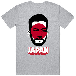 Maya Yoshida Japan Flag Big Head Fifa World Cup Fan T Shirt