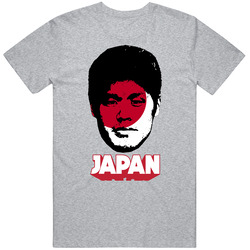 Hiroki Sakai Japan Flag Big Head Fifa World Cup Fan T Shirt