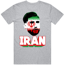 Alireza Jahanbakhsh Iran Flag Big Head Fifa World Cup Fan T Shirt