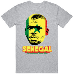 Kalidou Koulibaly Senegal Flag Big Head Fifa World Cup Fan T Shirt