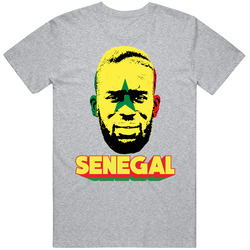 Salif Sane Senegal Flag Big Head Fifa World Cup Fan T Shirt