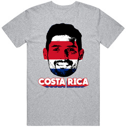 Celso Borges Costa Rica Flag Big Head Fifa World Cup Fan T Shirt